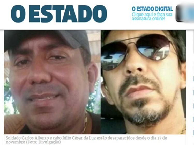 Militares estariam envolvidos no sumiço de PMs no interior   